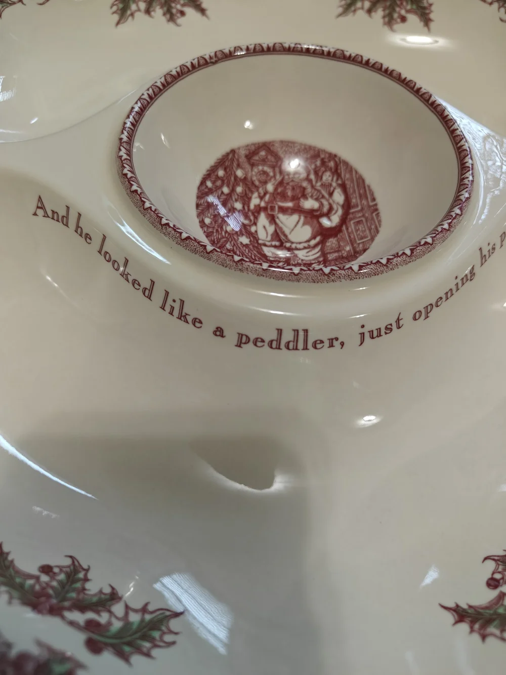 Johnson Brothers Chip And Dip Bowl